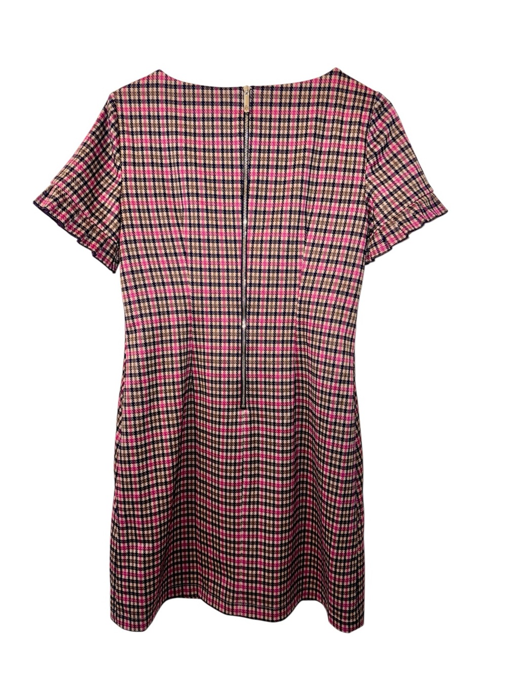 Tommy Hilfiger Pink Plaid Mini Shift Dress - Picture 2 of 9